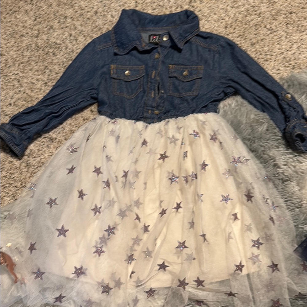 Denim and Tulle Star Dress